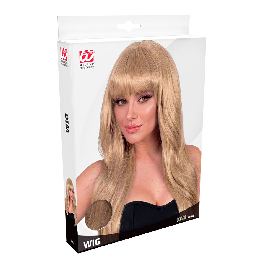 "PERÜCKE BEAUTIFUL" in Box - blond – Vorderansicht