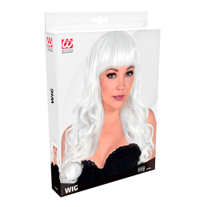 "PERÜCKE BELLA WEISS" in Box – Detailansicht