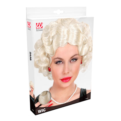 "PERÜCKE BETTY" blond - in Box – Detailansicht