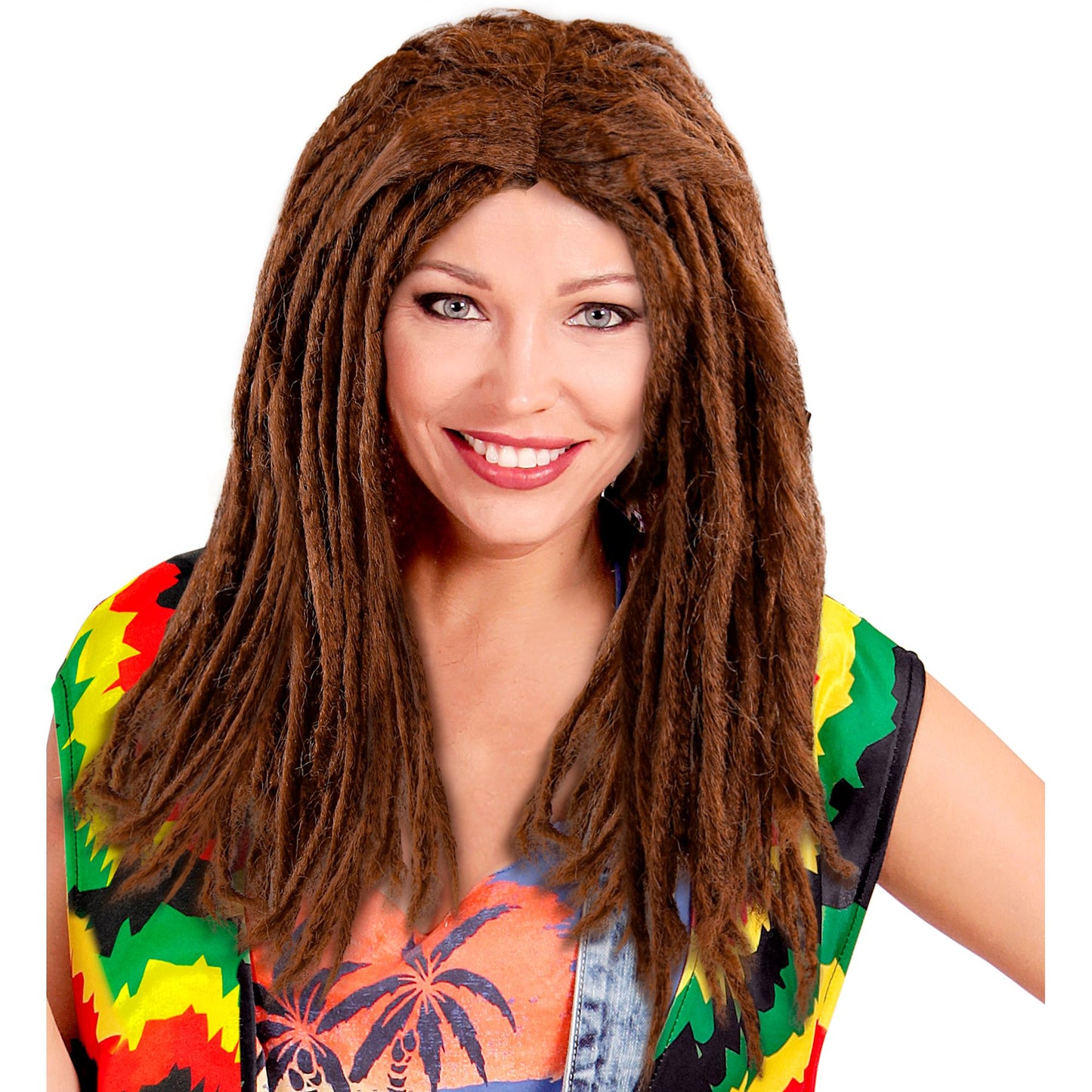 "PERÜCKE DREADLOCKS BROWN" in Polybag – Ansicht 4