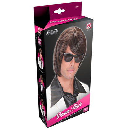 "PERÜCKE DREAM HAIR ADAM BRAUN" in farbiger Box – Detailansicht