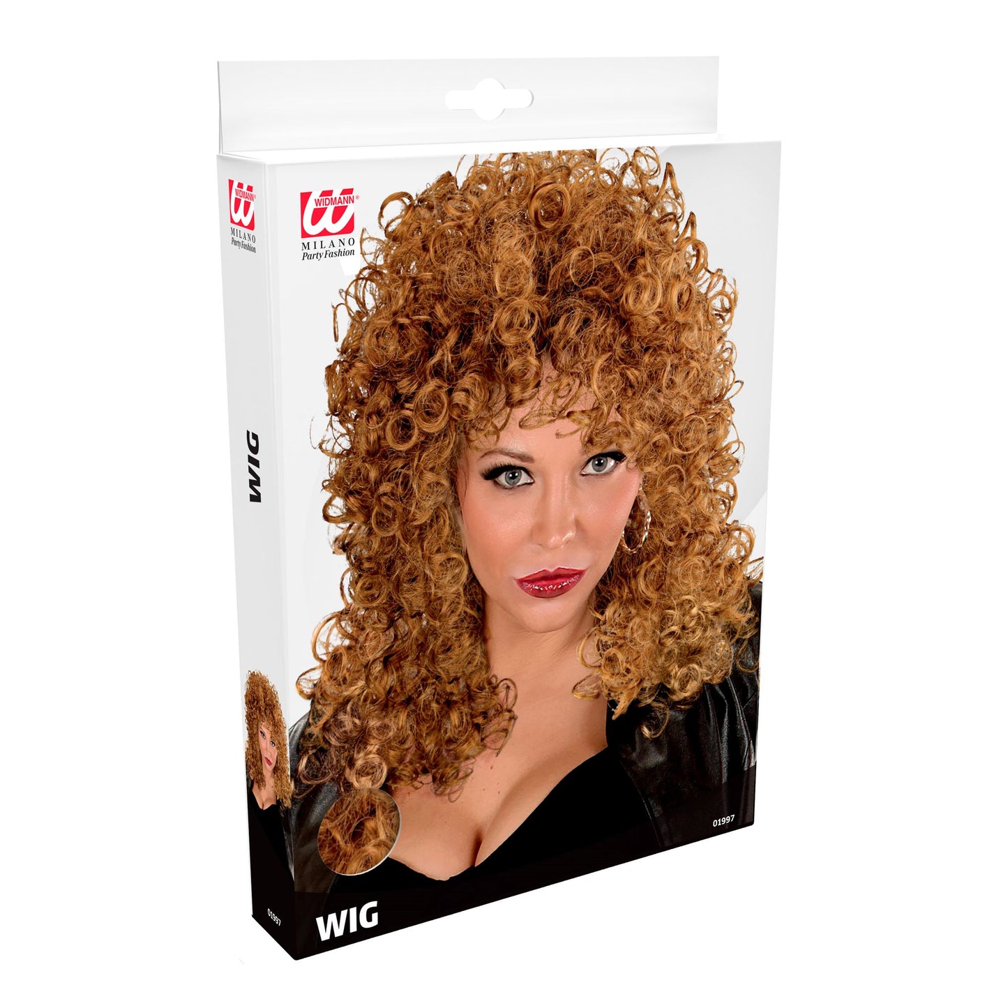 "PERÜCKE ELEONORE BLOND" in Box – Detailansicht