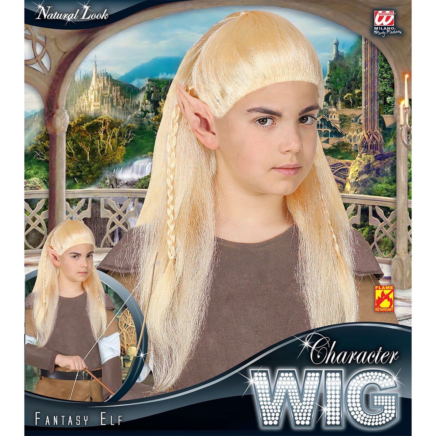 "PERÜCKE ELF FANTASY" in Box – Detailansicht