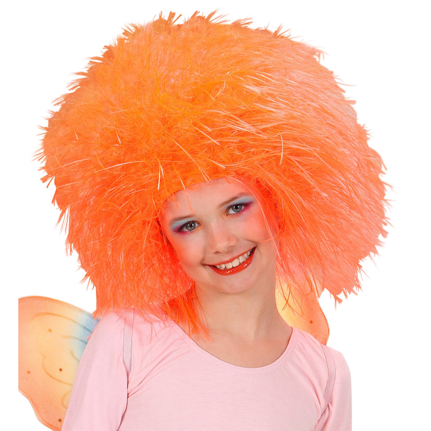 "PERÜCKE FEE" neonorange - in Polybag – Vorderansicht