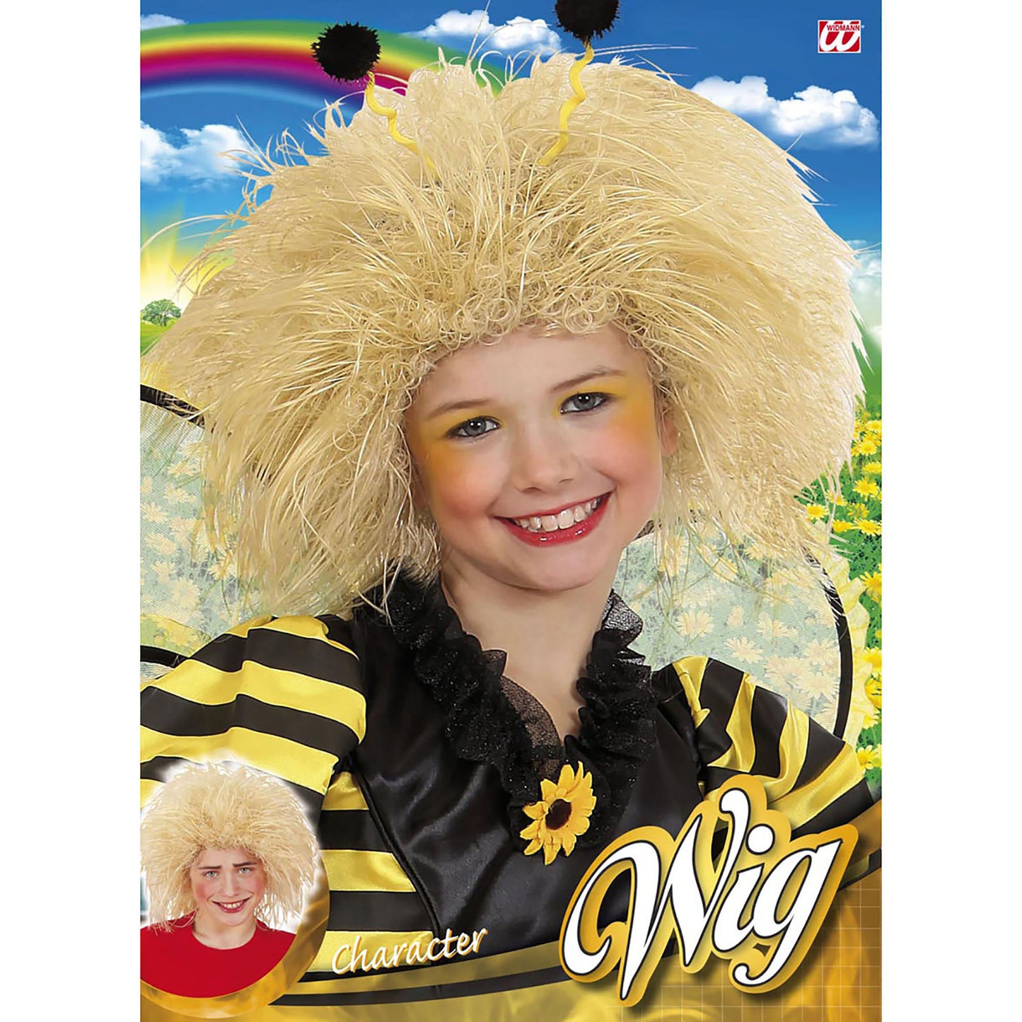 "PERÜCKE FÜR MEHRERE CHARAKTERE" blond - in Polybag – Detailansicht