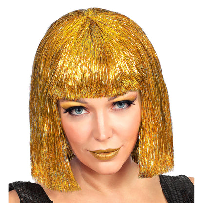 "PERÜCKE GLITZY VEGAS GOLD" in Box – Ansicht 3