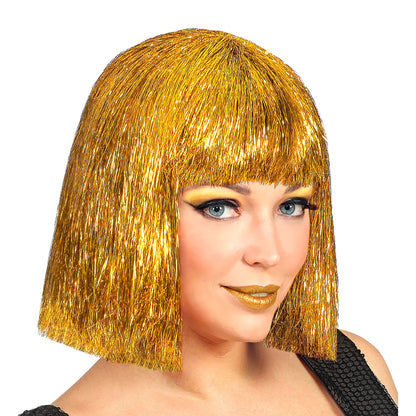 "PERÜCKE GLITZY VEGAS GOLD" in Box – Ansicht 4