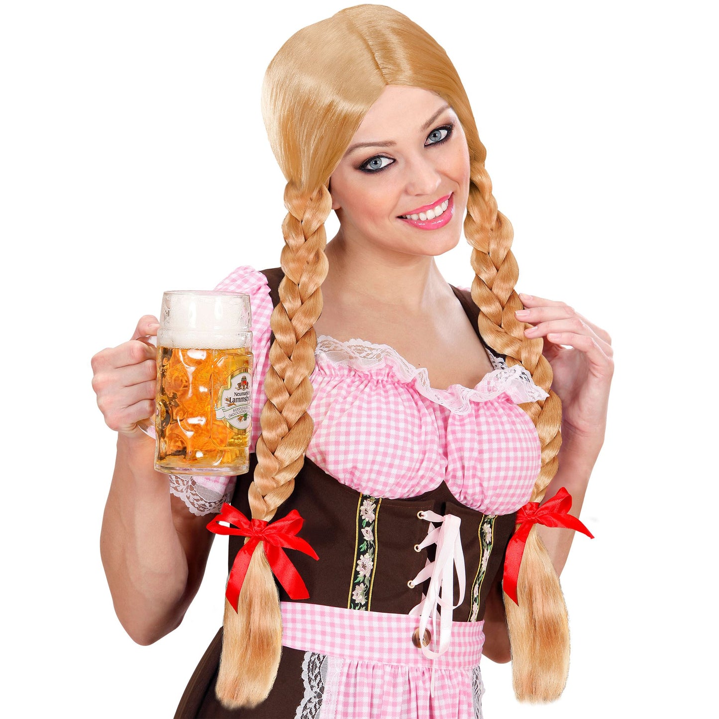 "PERÜCKE GRETEL" blond - in Box – Vorderansicht