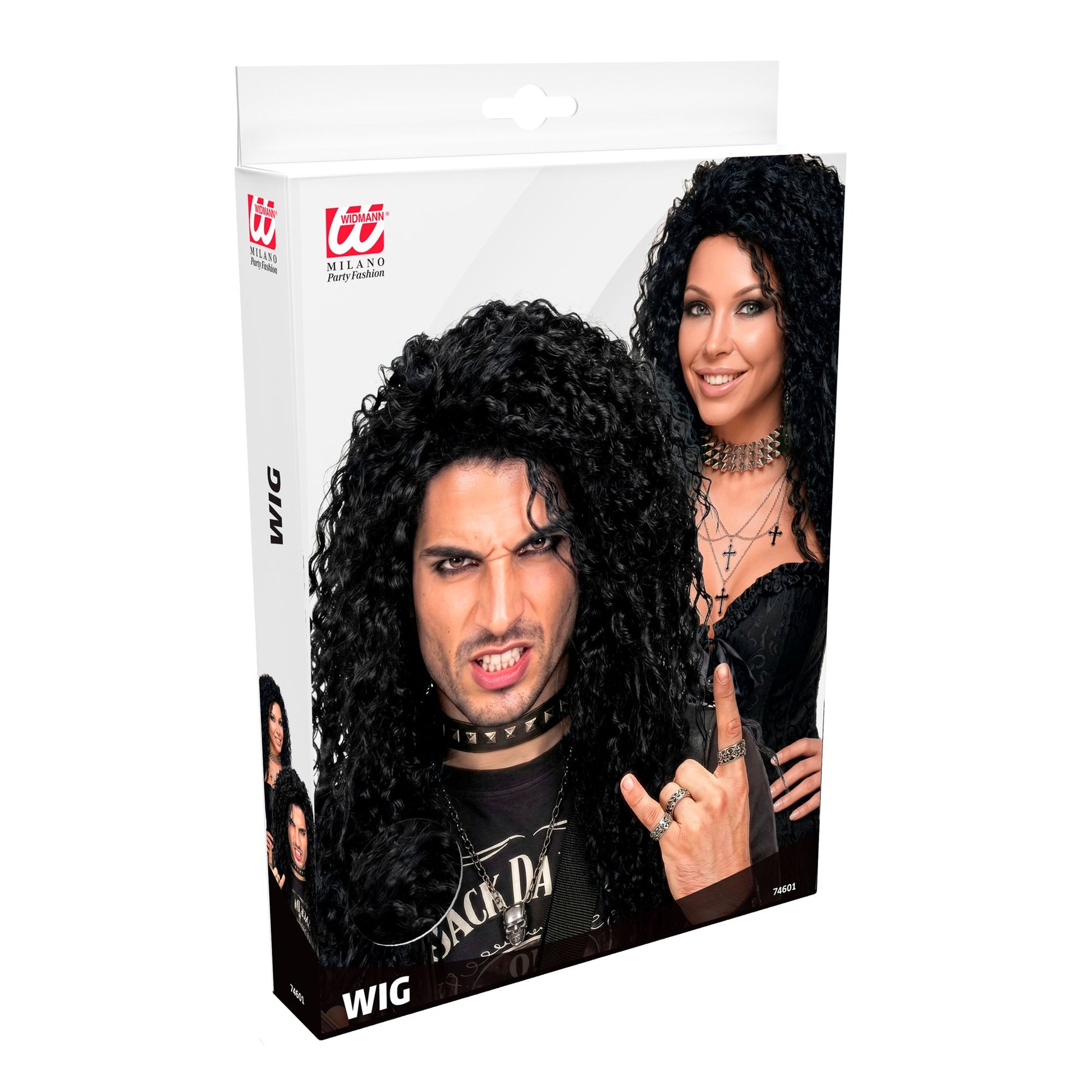 "PERÜCKE HARD ROCK" in Polybag – Detailansicht