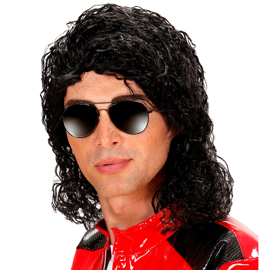 "PERÜCKE KING OF POP" in Box – Vorderansicht