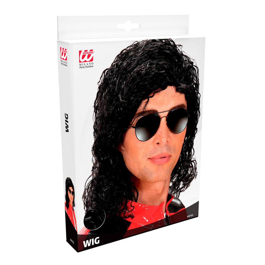 "PERÜCKE KING OF POP" in Box – Detailansicht