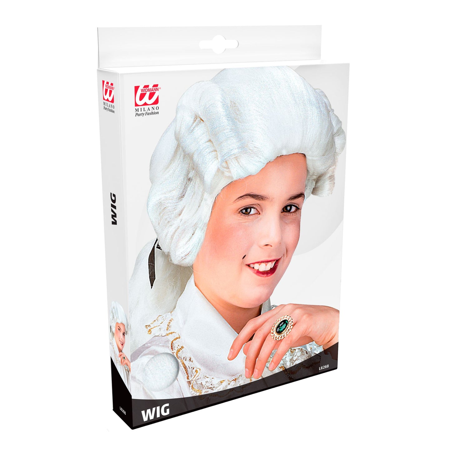 "PERÜCKE KLEINER LORD" in Polybag – Detailansicht