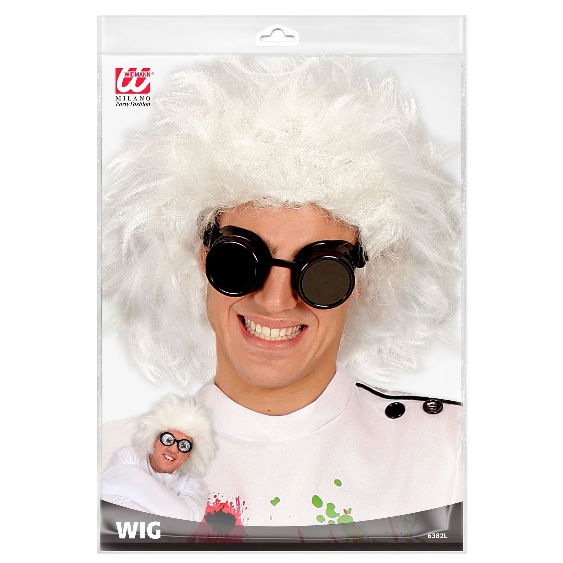 "PERÜCKE MAD SCIENTIST" in Polybag – Detailansicht