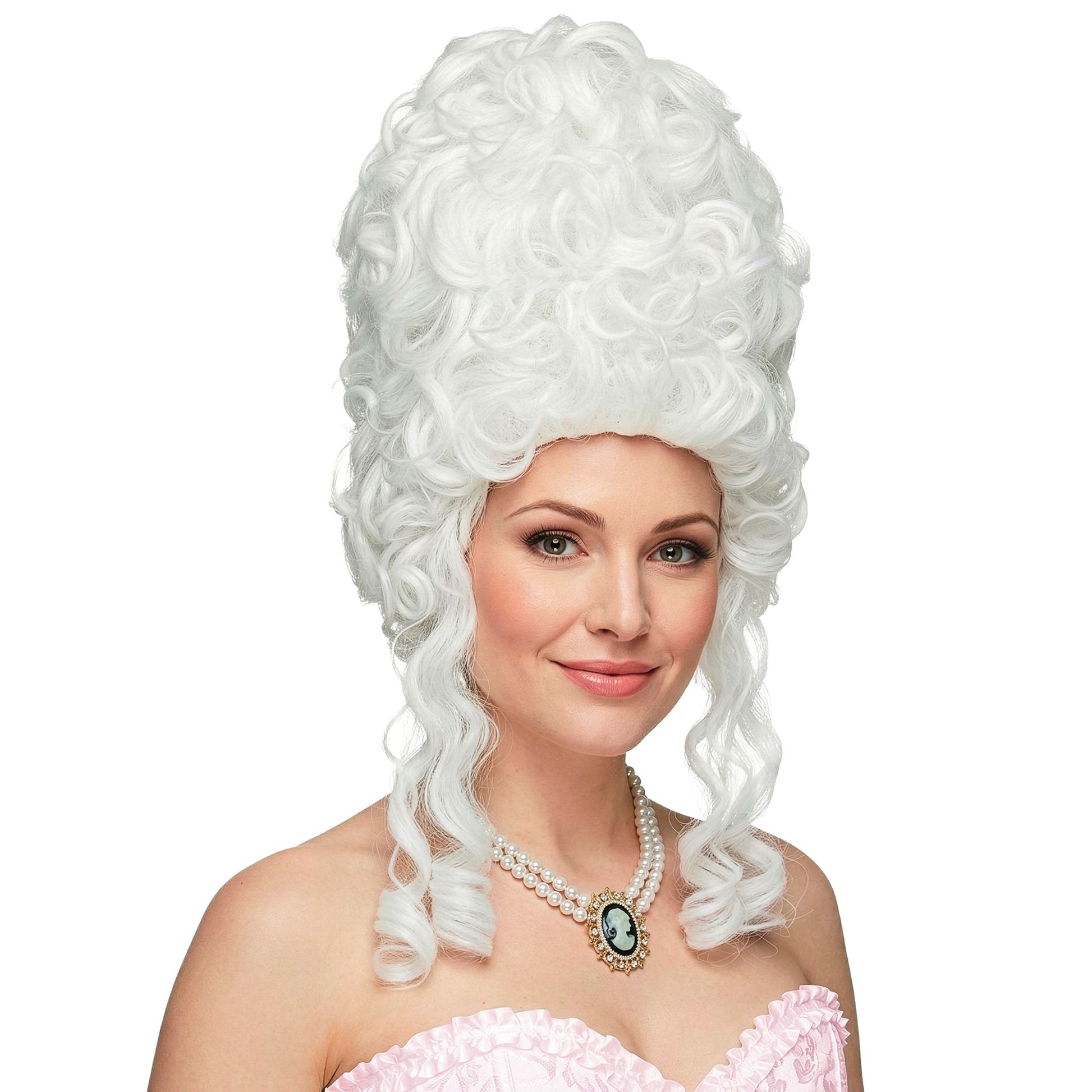 "PERÜCKE MARIE ANTOINETTE" in Polybag – Vorderansicht