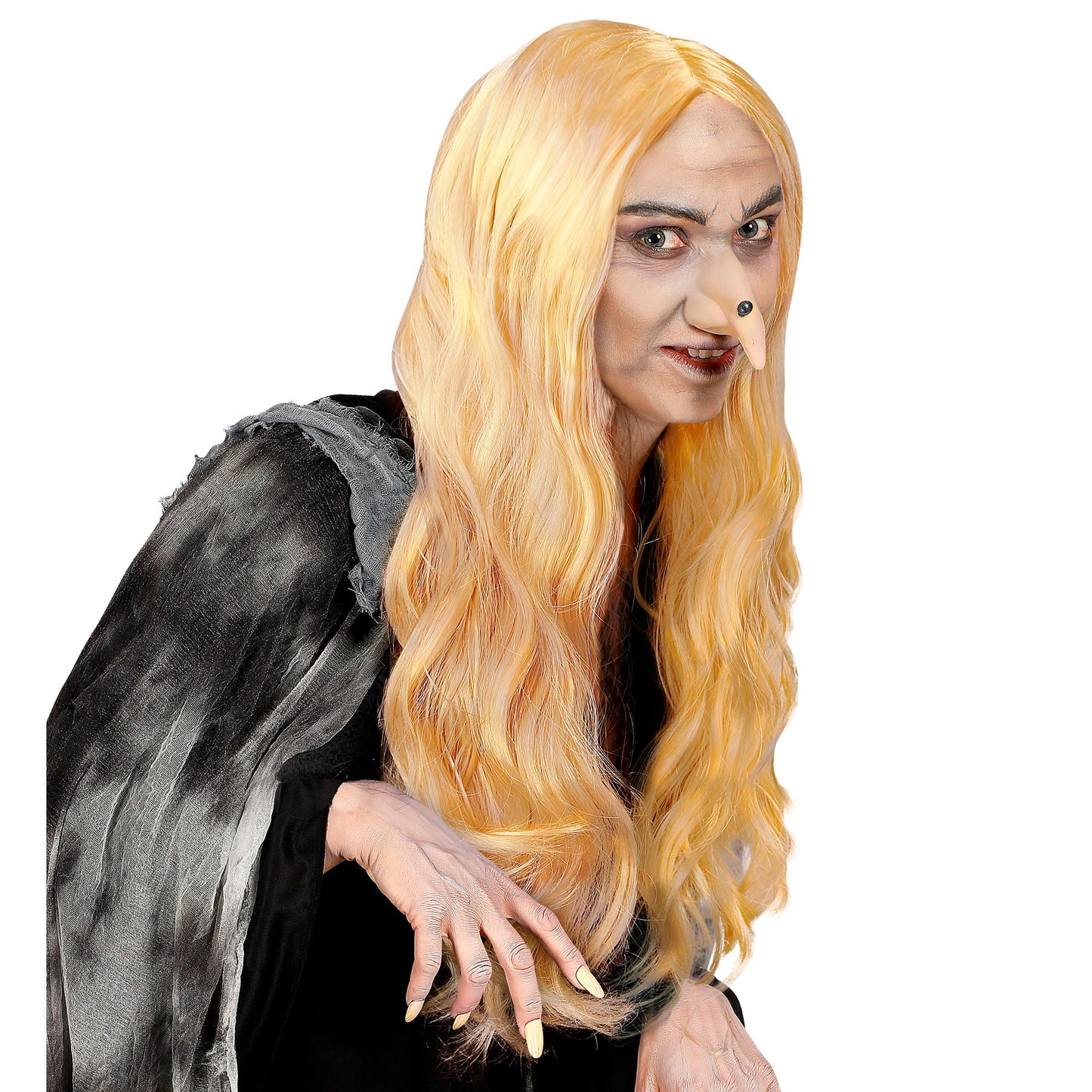 "PERÜCKE MORGANA" blond - in Box – Vorderansicht