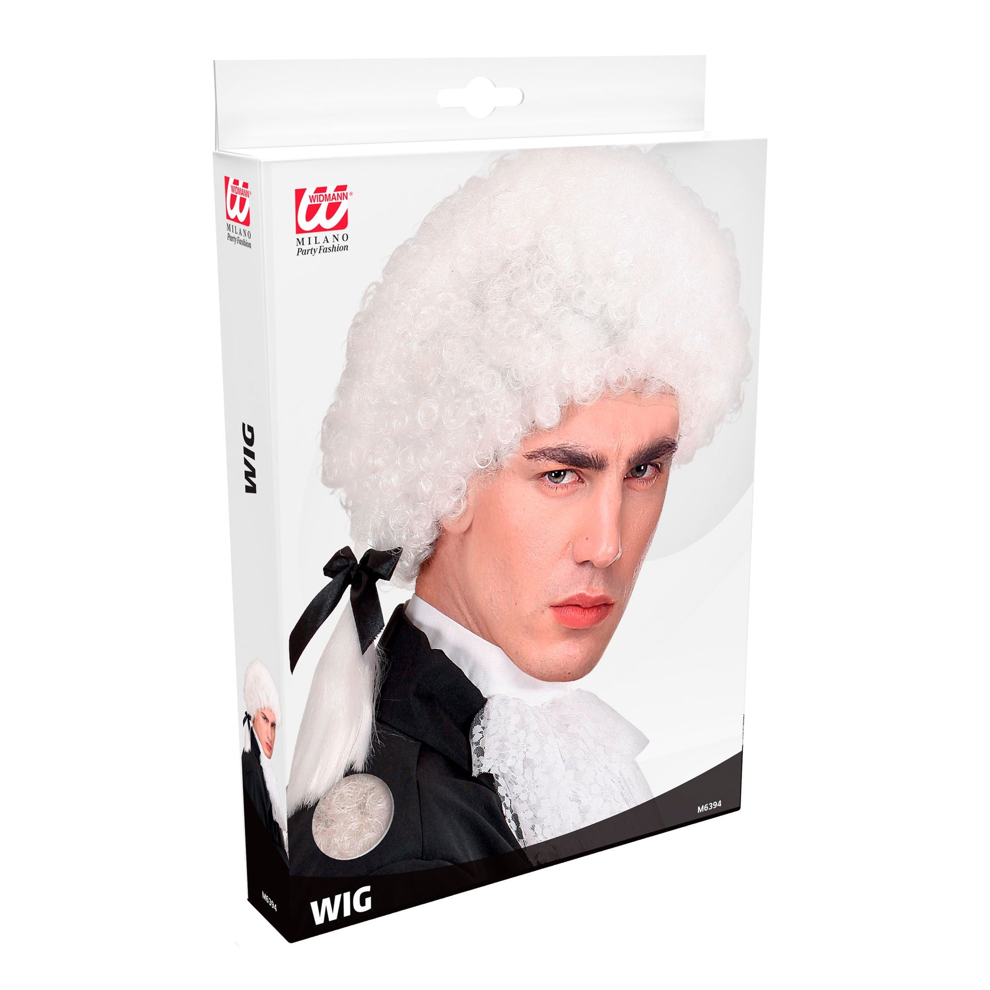 "PERÜCKE MOZART" in Box – Detailansicht