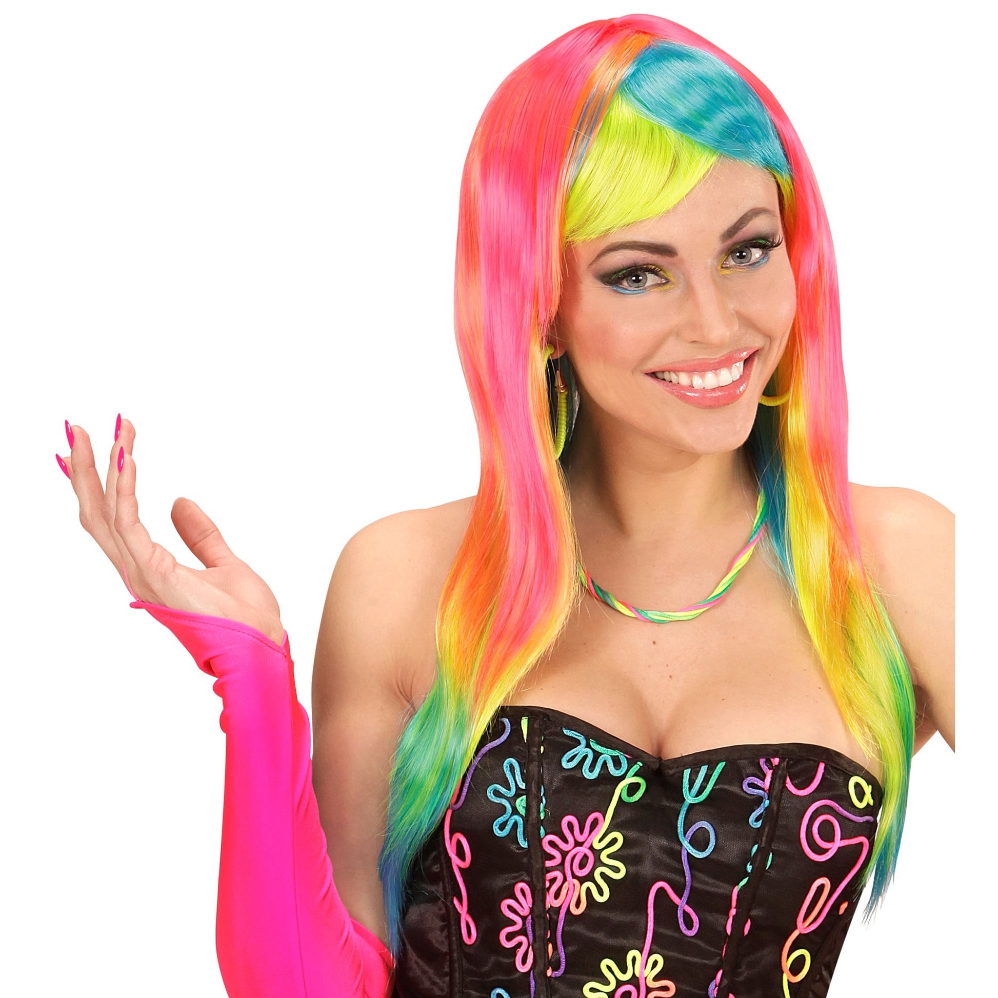 "PERÜCKE NEON FASHION" in Box – Ansicht 5