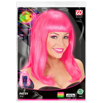 "PERÜCKE PATSY NEONPINK" in Polybag – Ansicht 3