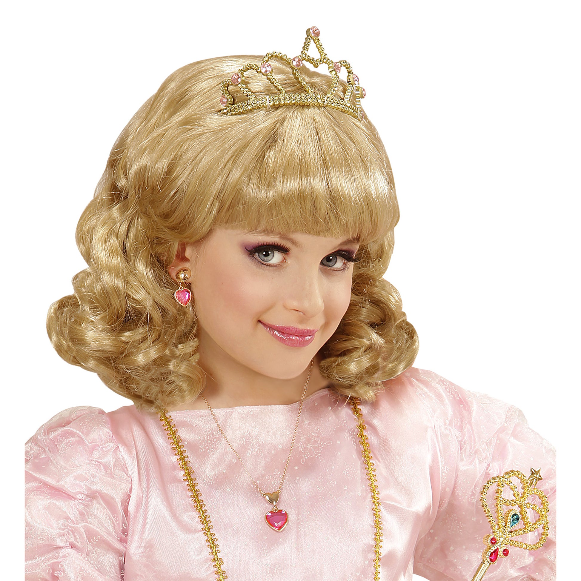 "PERÜCKE PRINZESSING BLOND MIT TIARA" in Box – Ansicht 3