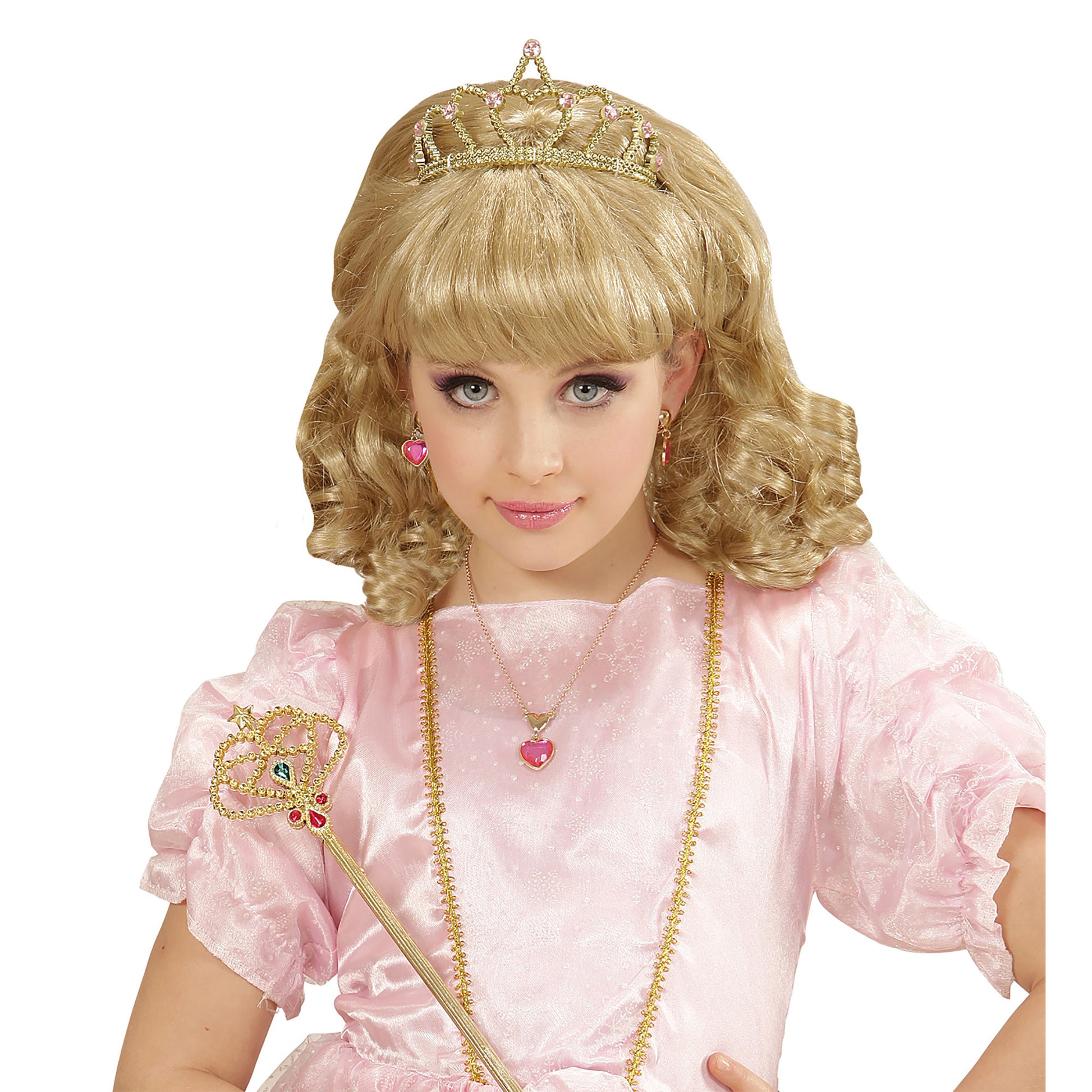 "PERÜCKE PRINZESSING BLOND MIT TIARA" in Box – Ansicht 4