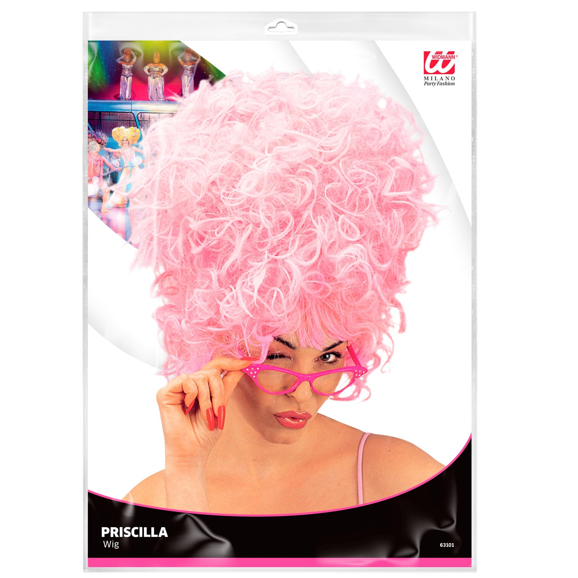 "PERÜCKE PRISCILLA" in Polybag – Detailansicht