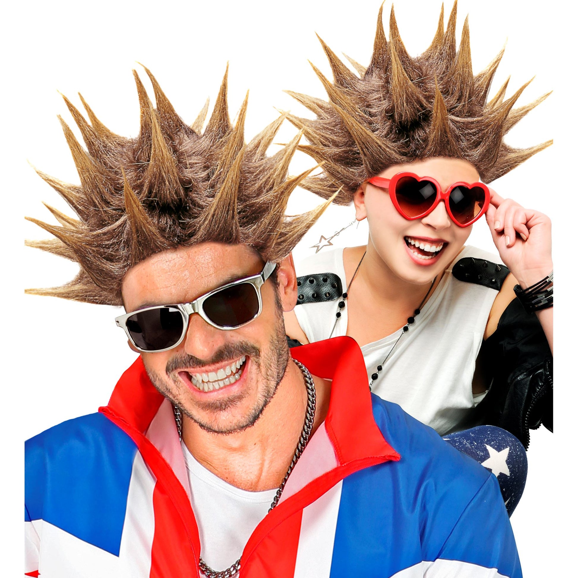 "PERÜCKE PUNK" in Box – Vorderansicht