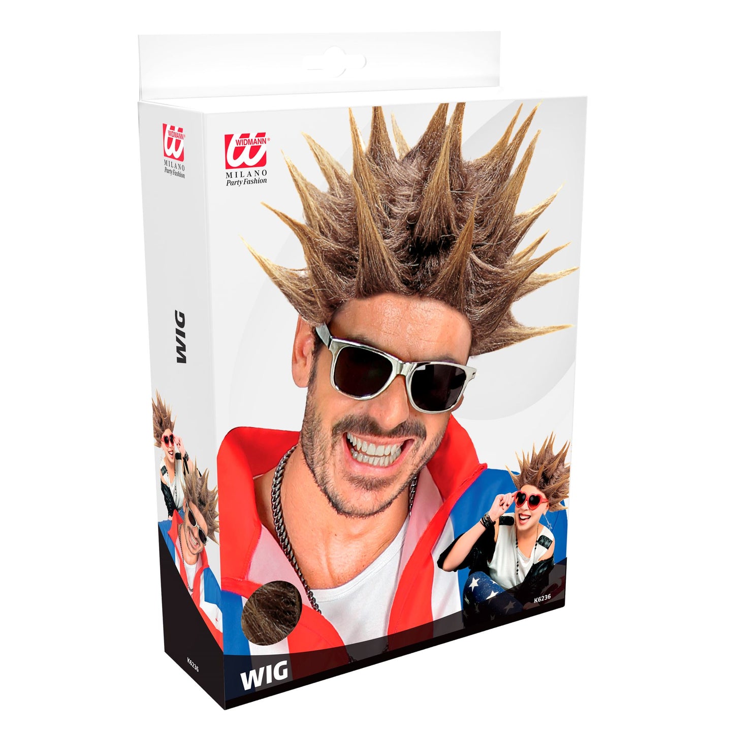 "PERÜCKE PUNK" in Box – Detailansicht