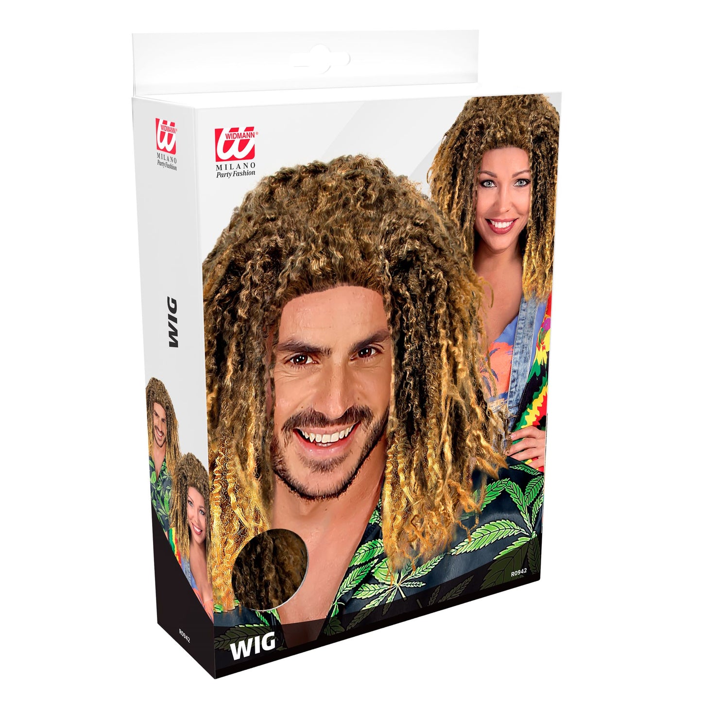 "PERÜCKE RASTA" blond - in Box – Ansicht 4