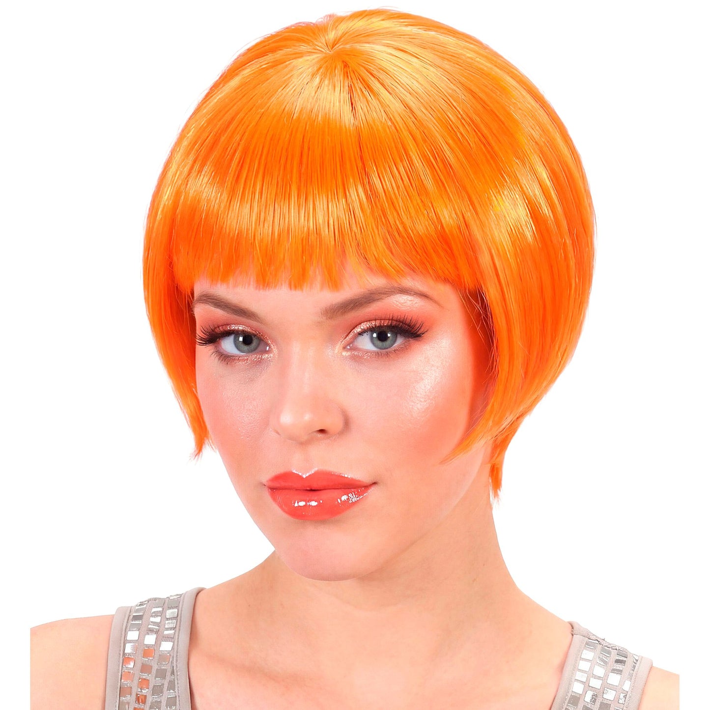 "PERÜCKE RAVE" neonorange - in Box – Detailansicht