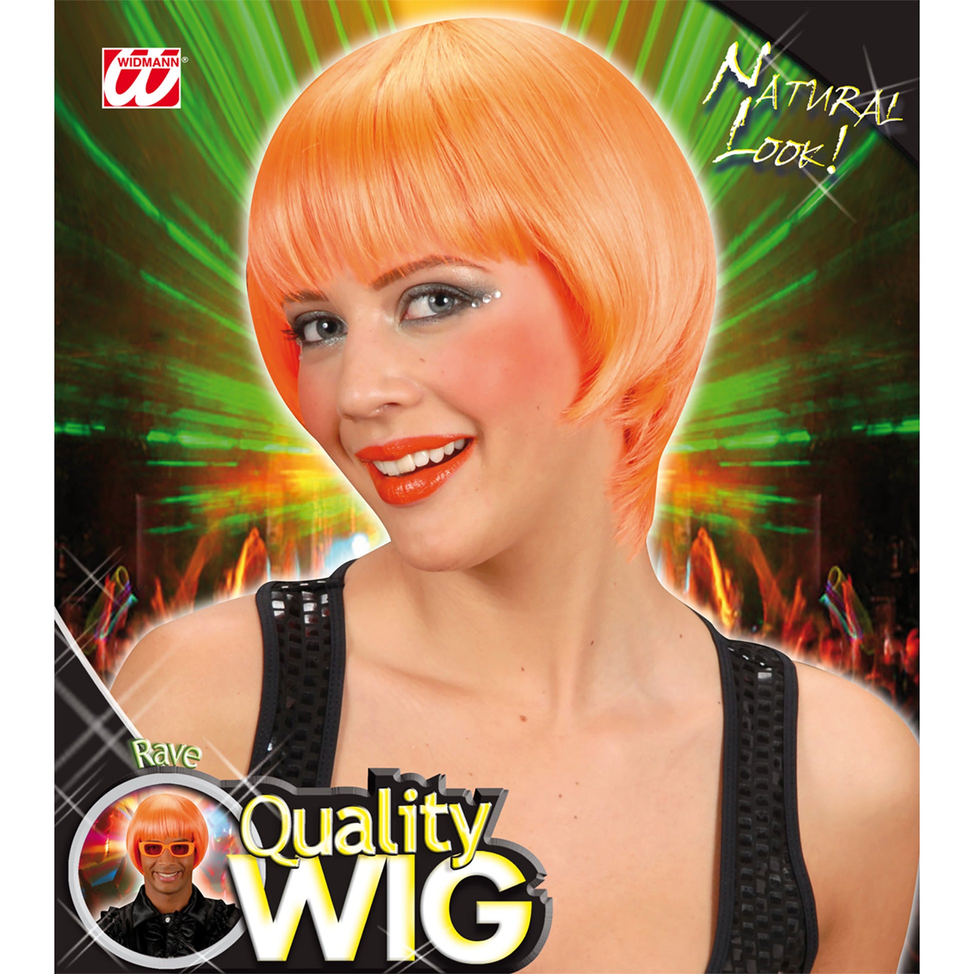 "PERÜCKE RAVE" neonorange - in Box – Ansicht 3