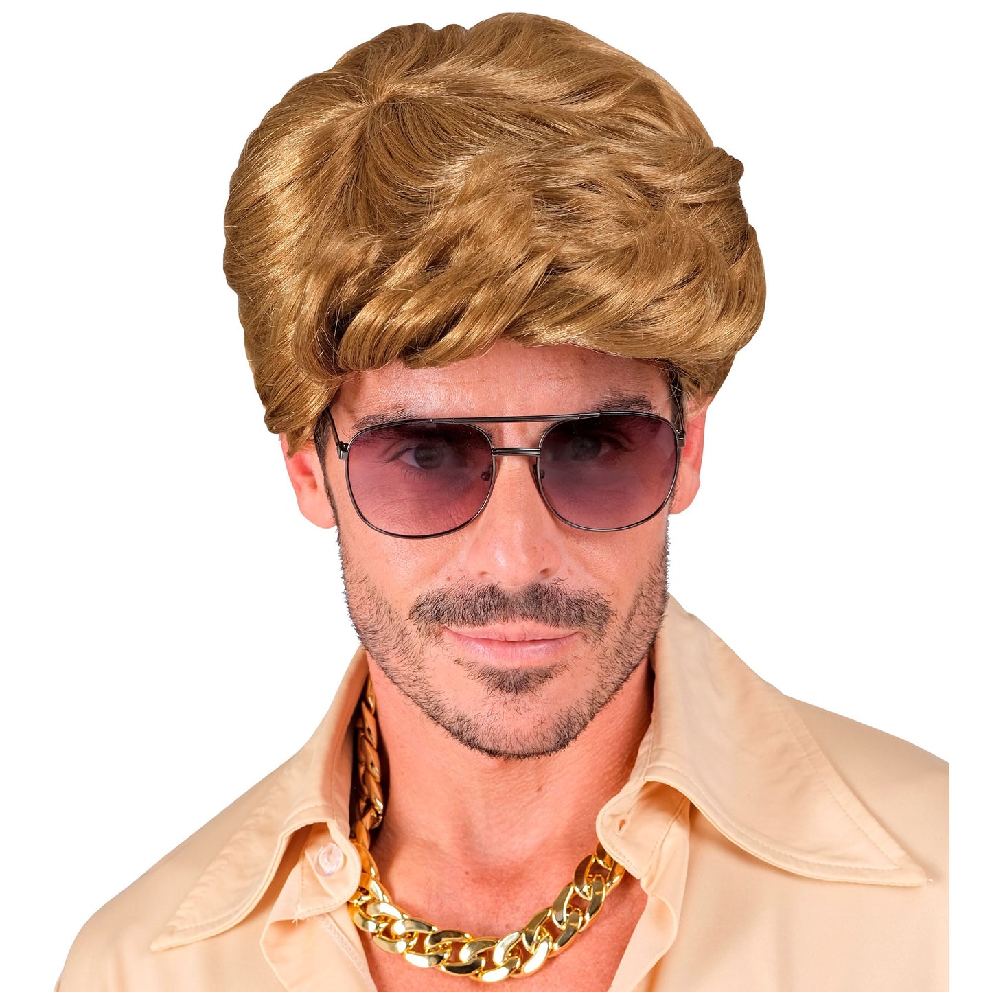 "PERÜCKE RICK" blond - in Box – Ansicht 3