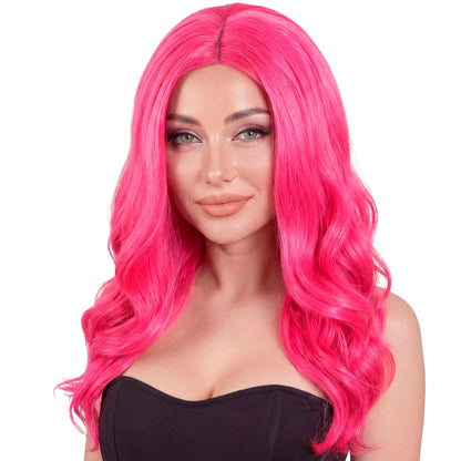 "PERÜCKE ROXY PINK" in Box – Vorderansicht