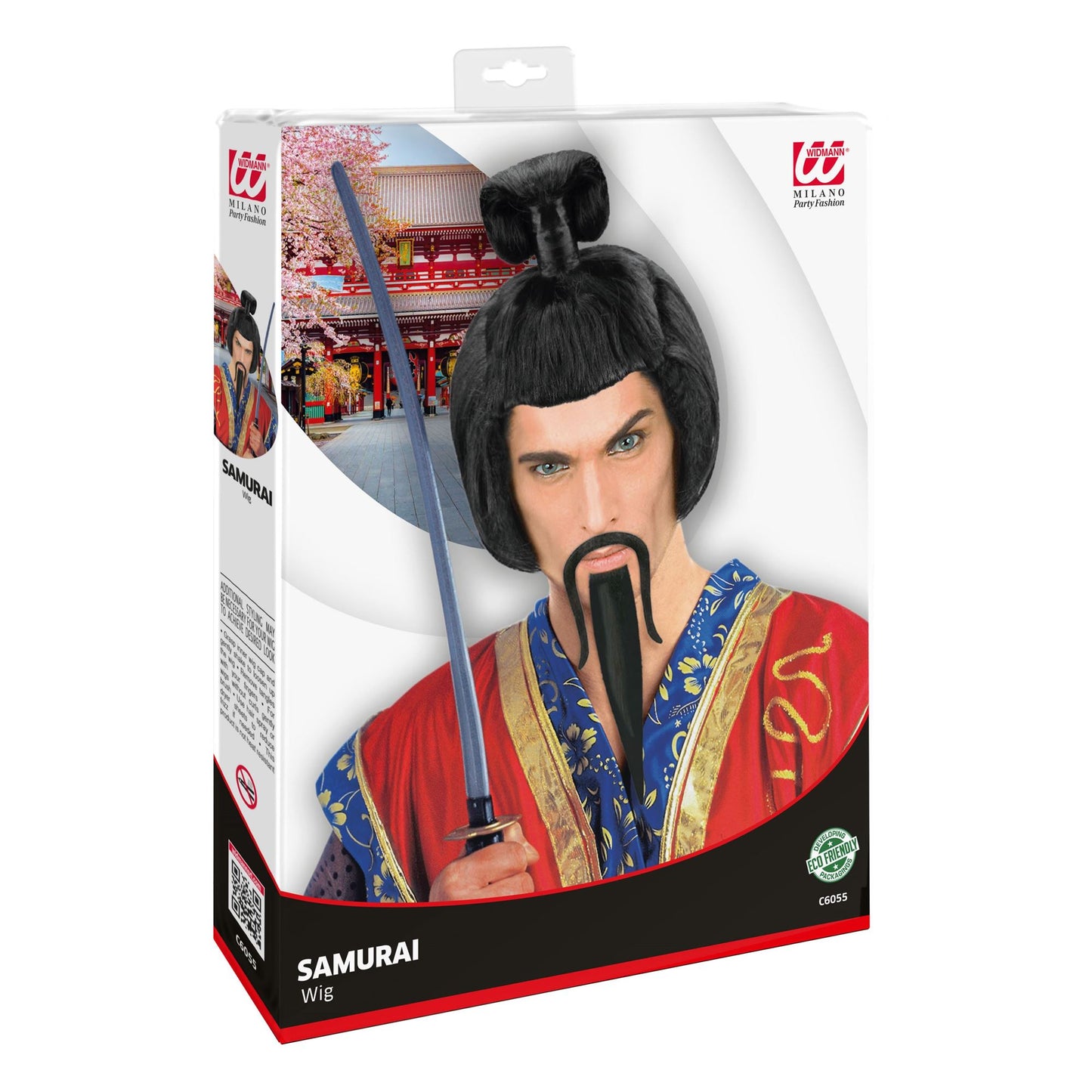 "PERÜCKE SAMURAI" in Box – Detailansicht