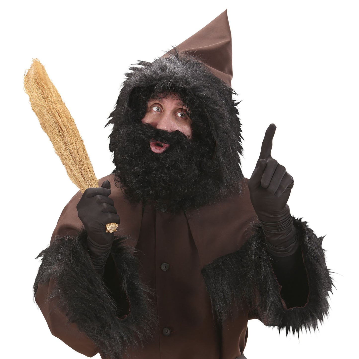 "PERÜCKE UND BART KNECHT RUPRECHT"schwarz - in Polybag – Ansicht 4