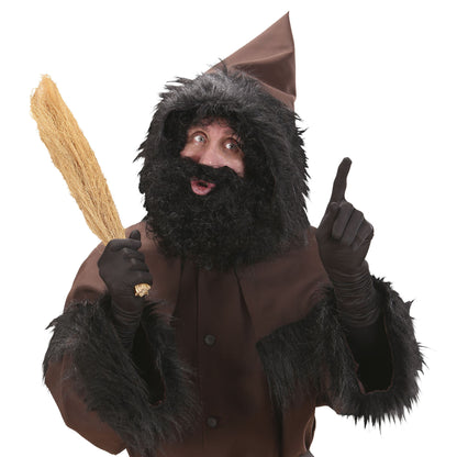 "PERÜCKE UND BART KNECHT RUPRECHT"schwarz - in Polybag – Ansicht 4