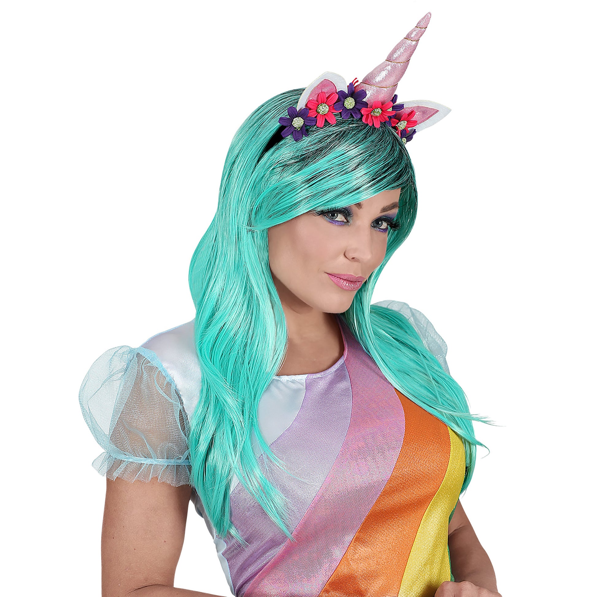 "PERÜCKE UND HAARREIF EINHORN FANTASY" in Box – Ansicht 3