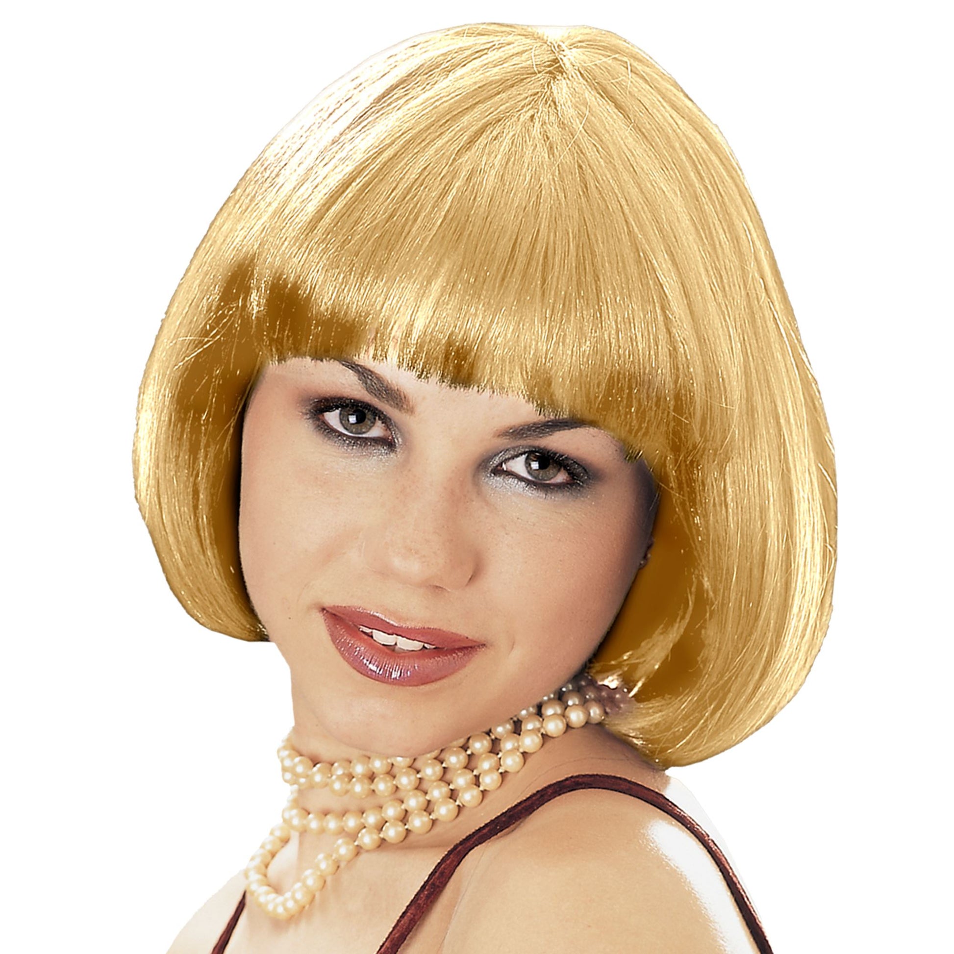 "PERÜCKE VALENTINA" in Polybag - in3 Farben sort.: blond, schwarz, braun – Detailansicht