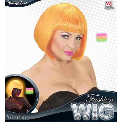 "PERÜCKE VALENTINA NEONORANGE & NEONGELB" in Box – Ansicht 3