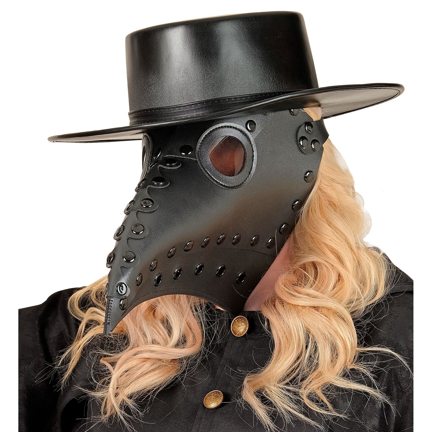 "PESTDOKTOR MASKE" aus Kunstleder – Ansicht 4