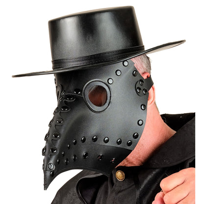"PESTDOKTOR MASKE" aus Kunstleder – Ansicht 6