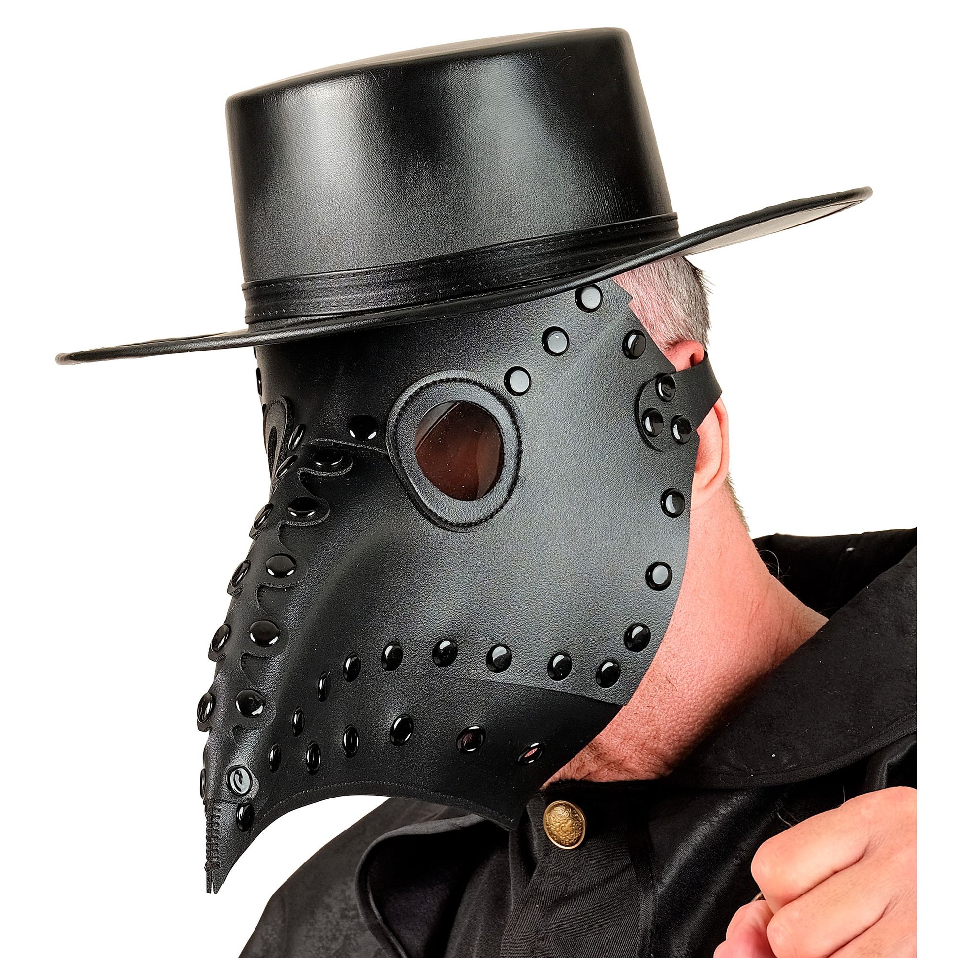 "PESTDOKTOR MASKE" aus Kunstleder – Ansicht 7