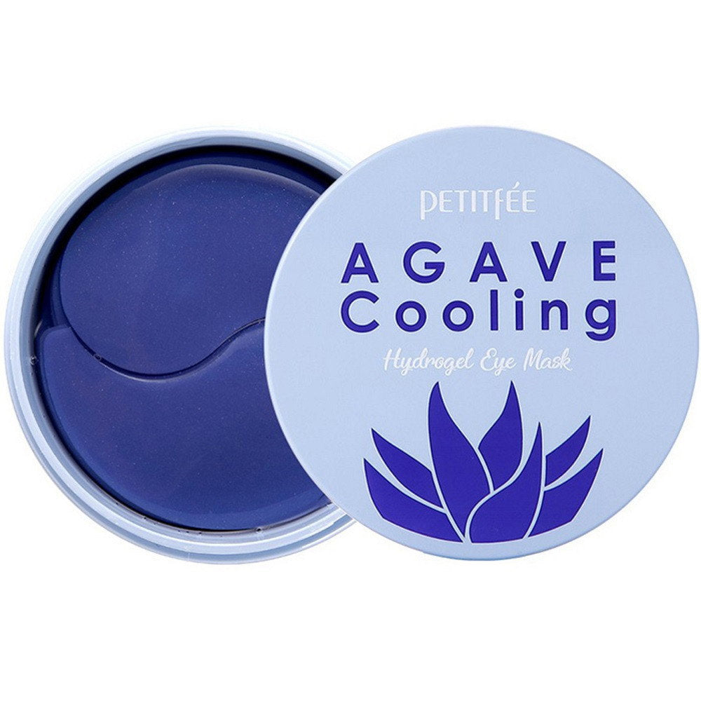Petitfee, Agave Cooling, Hydrogel, Revitalisierung, Tag & Nacht, Augenklappe, 60 stk