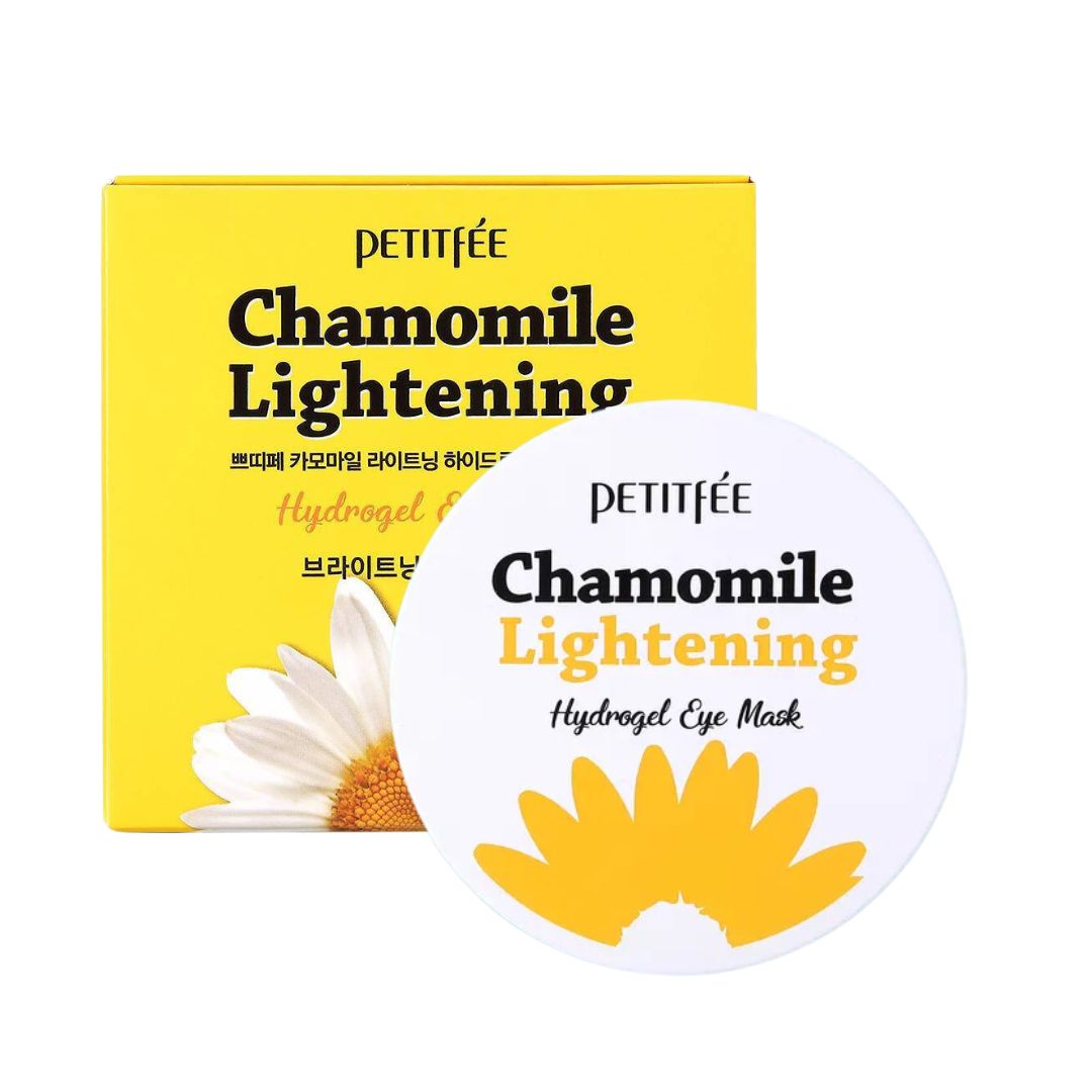 Petitfee, Chamomile Lightening, Hydrogel, Lightening, Tag & Nacht, Augenklappe, 60 stk