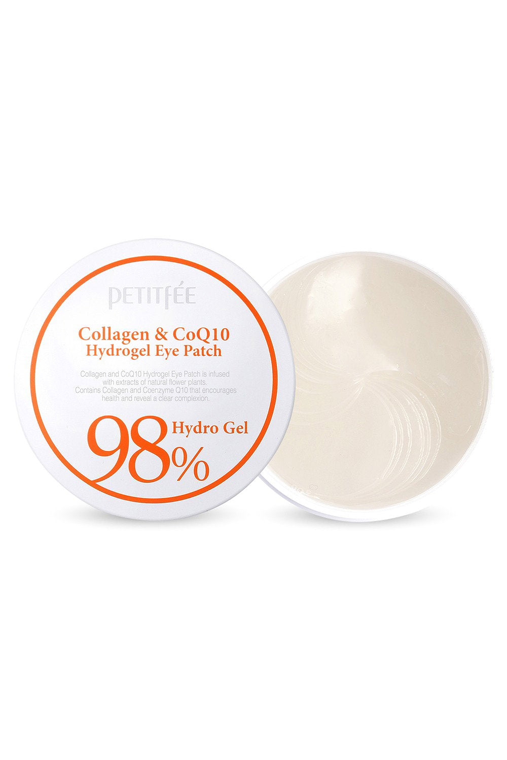 Petitfee, Collagen & Coq10, Hydrogel, Firmness & Elasticity, Tag & Nacht, Augenklappe, 60 stk