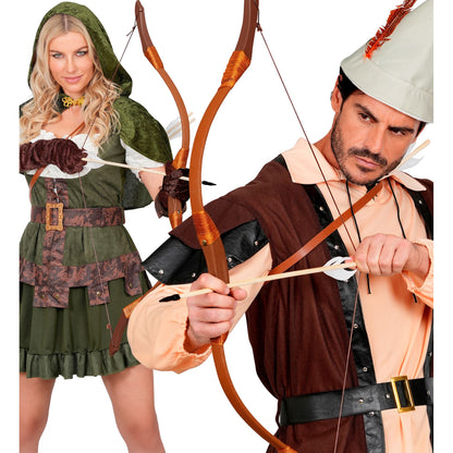 "PFEIL UND BOGEN SET" (Bogen 100 cm, Köcher, 3 Pfeile 53 cm) – Ansicht 4