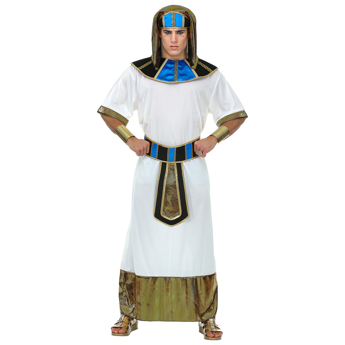 "PHARAO" (Tunika, Gürtel, Kragen, Kopfbedeckung) – Vorderansicht