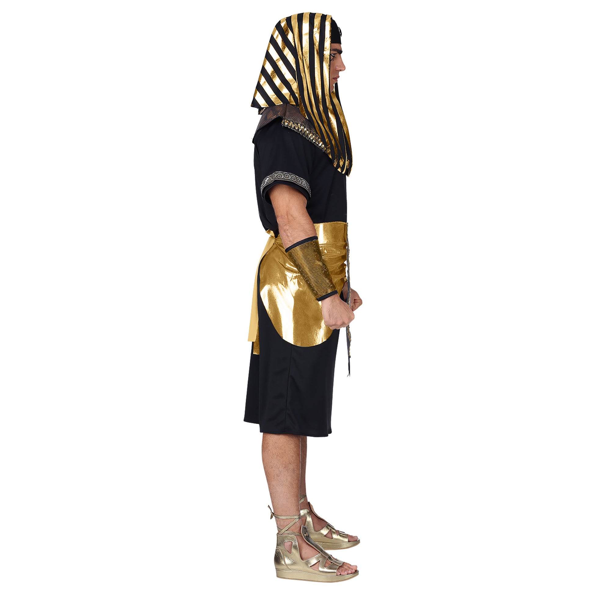 "PHARAOH" (Tunika, Gürtel, Halskragen, Kopfbedeckung) – Detailansicht