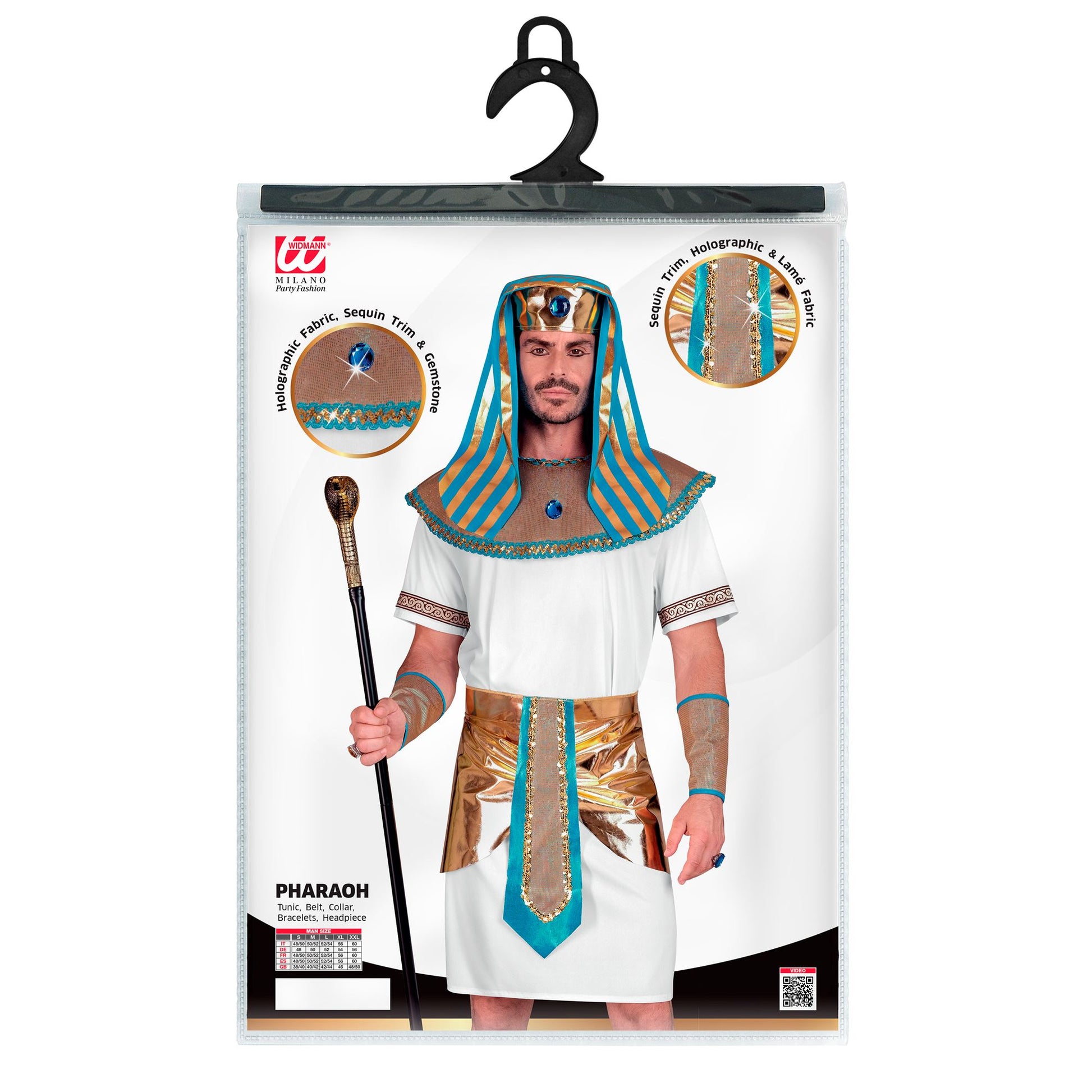 "PHARAOH" (Tunika, Gürtel, Halskragen, Kopfbedeckung) – Ansicht 5