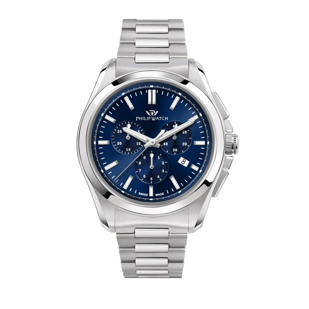 PHILIP WATCH AMALFI R8273618002 Chronograph Armbanduhr 43 mm Silber