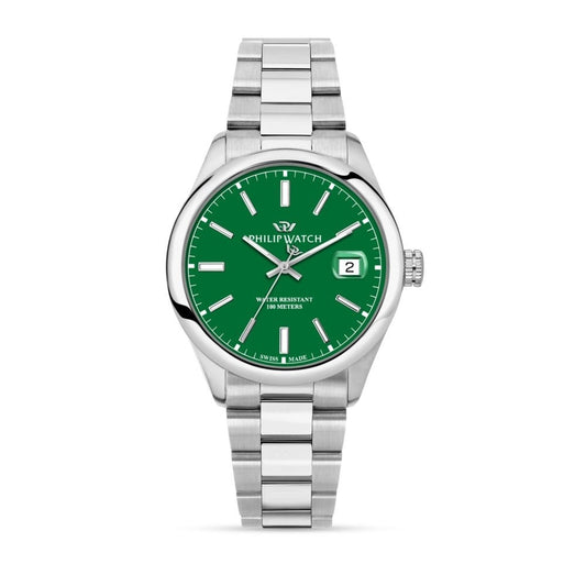 PHILIP WATCH CARIBE URBAN R8253597643 Date Armbanduhr Silber ansicht-2